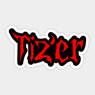 teaser Sticker